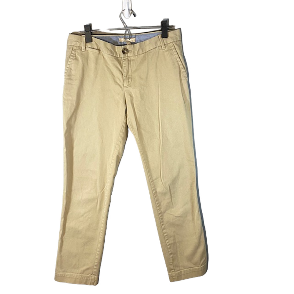 Banana Republic Beige City Chino Comfortable Casual Classic Pants Women Sz 2